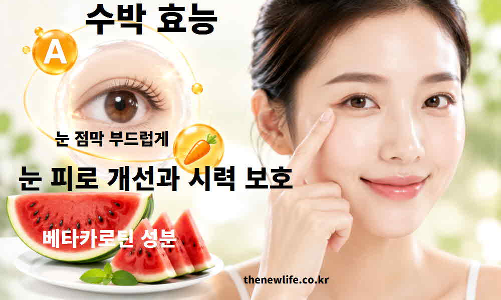 수박 효능 눈 피로 개선 시력 보호