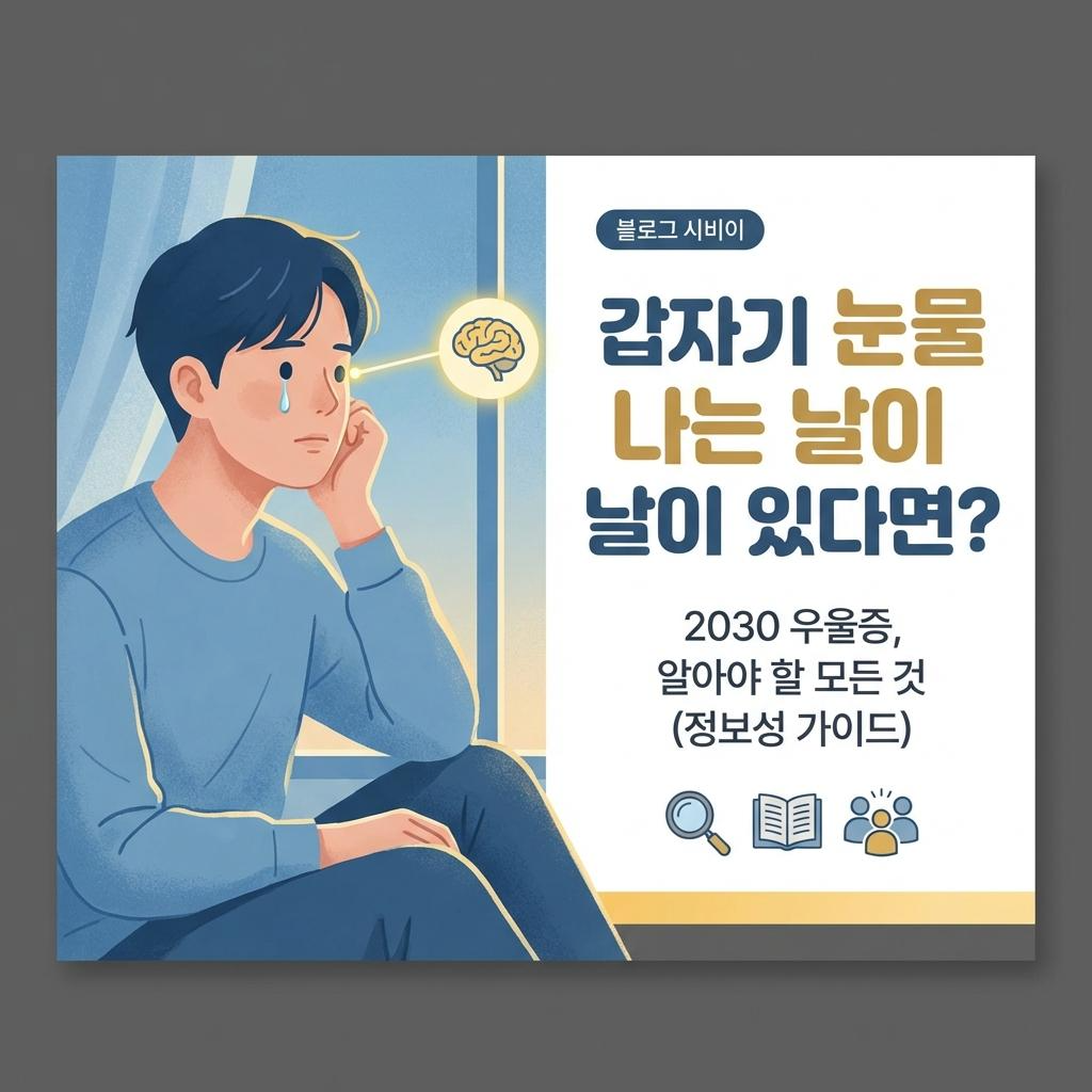 갑자기 눈물나는 날이 있다면