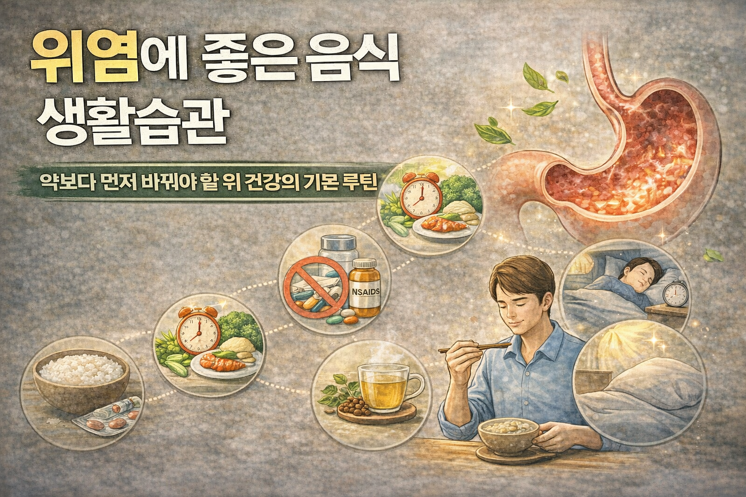 위 점막 회복을 돕는 생활습관 / 약보다 먼저 바꿔야 할 위 건강의 기본 루틴