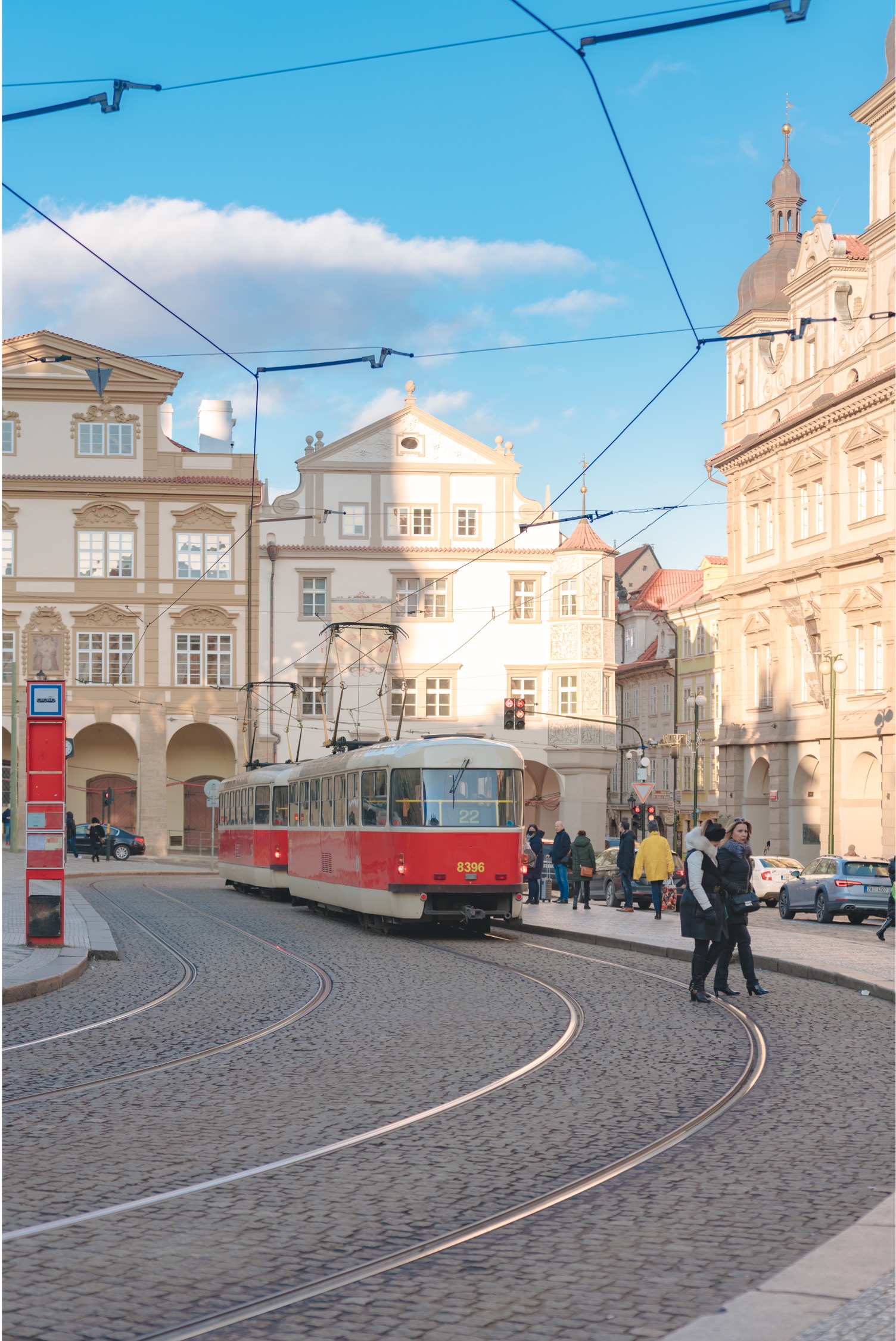 프라하 트램 사진