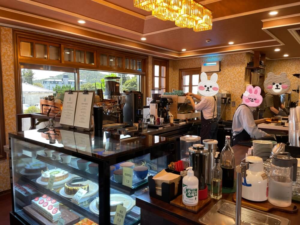 풍림다방-카운터-모습