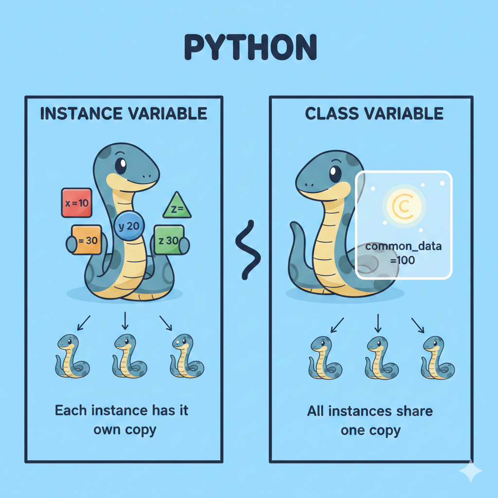 인스턴스 변수와 클래스 변수