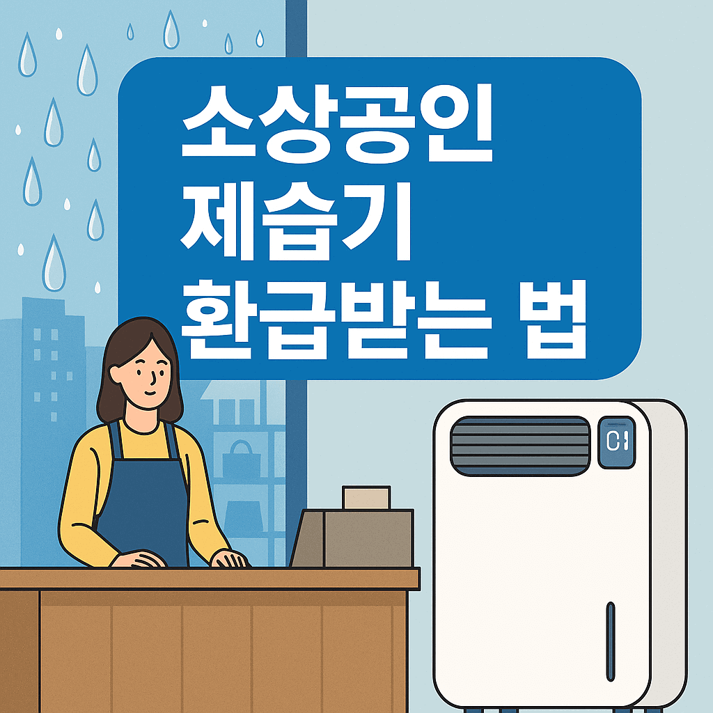 소상공인 고효율기기 제습기