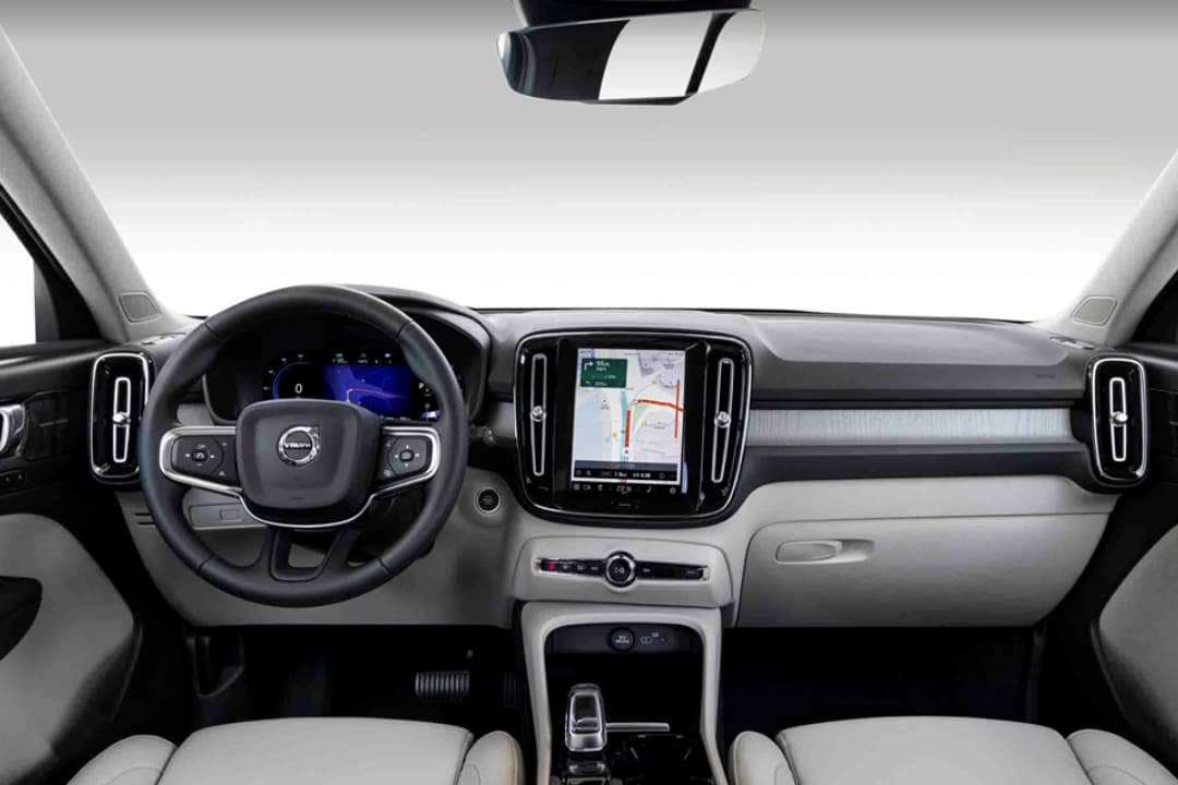 볼보 차량 XC40의 내부모습1