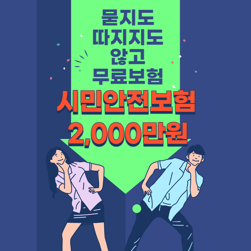 시민안전보험 2&#44;000만원