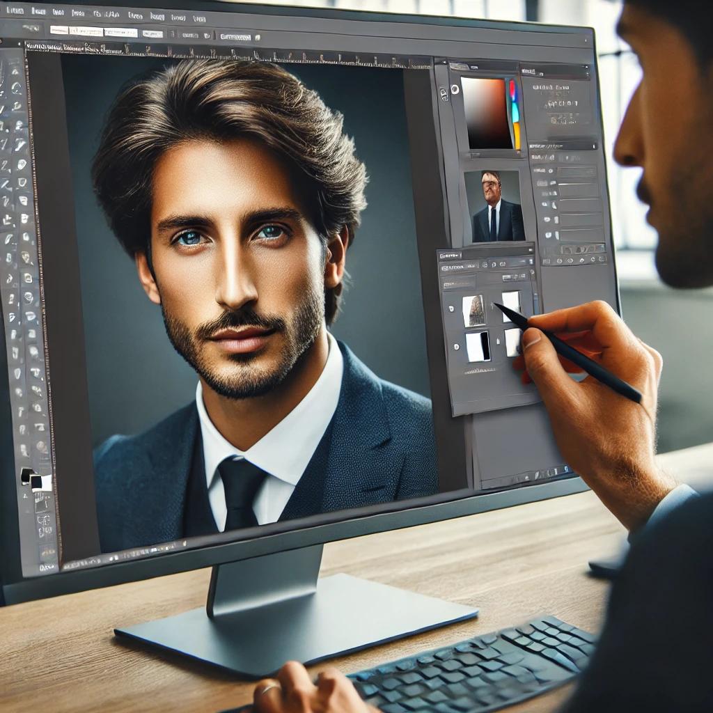 포토샵 증명사진 보정