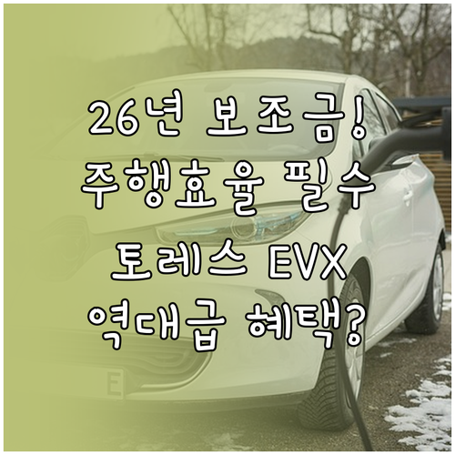 주행 효율 중심 2026년 전기차 보..