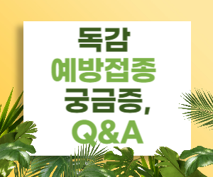 독감 예방접종 궁금증, Q&A