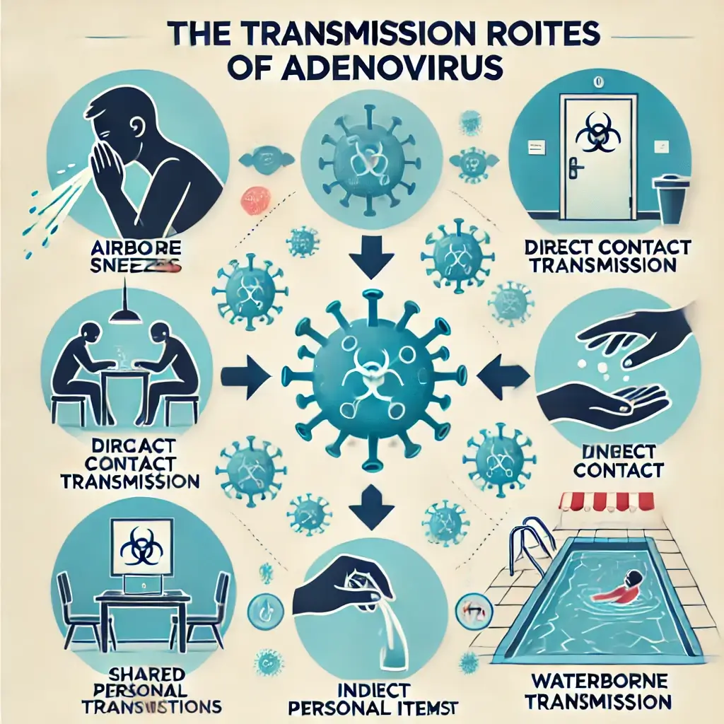 아데노바이러스의 전염 경로