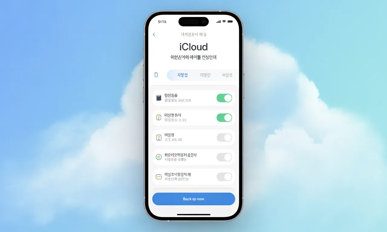 아이폰 iCloud 백업 완벽 가이드