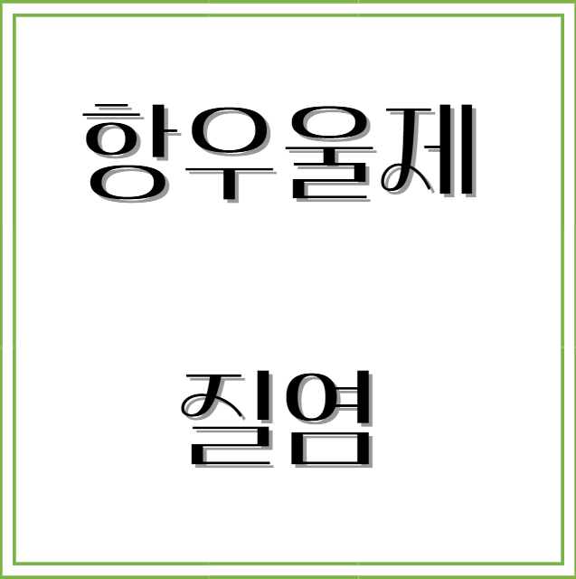 항우울제와 질염의 상관관계