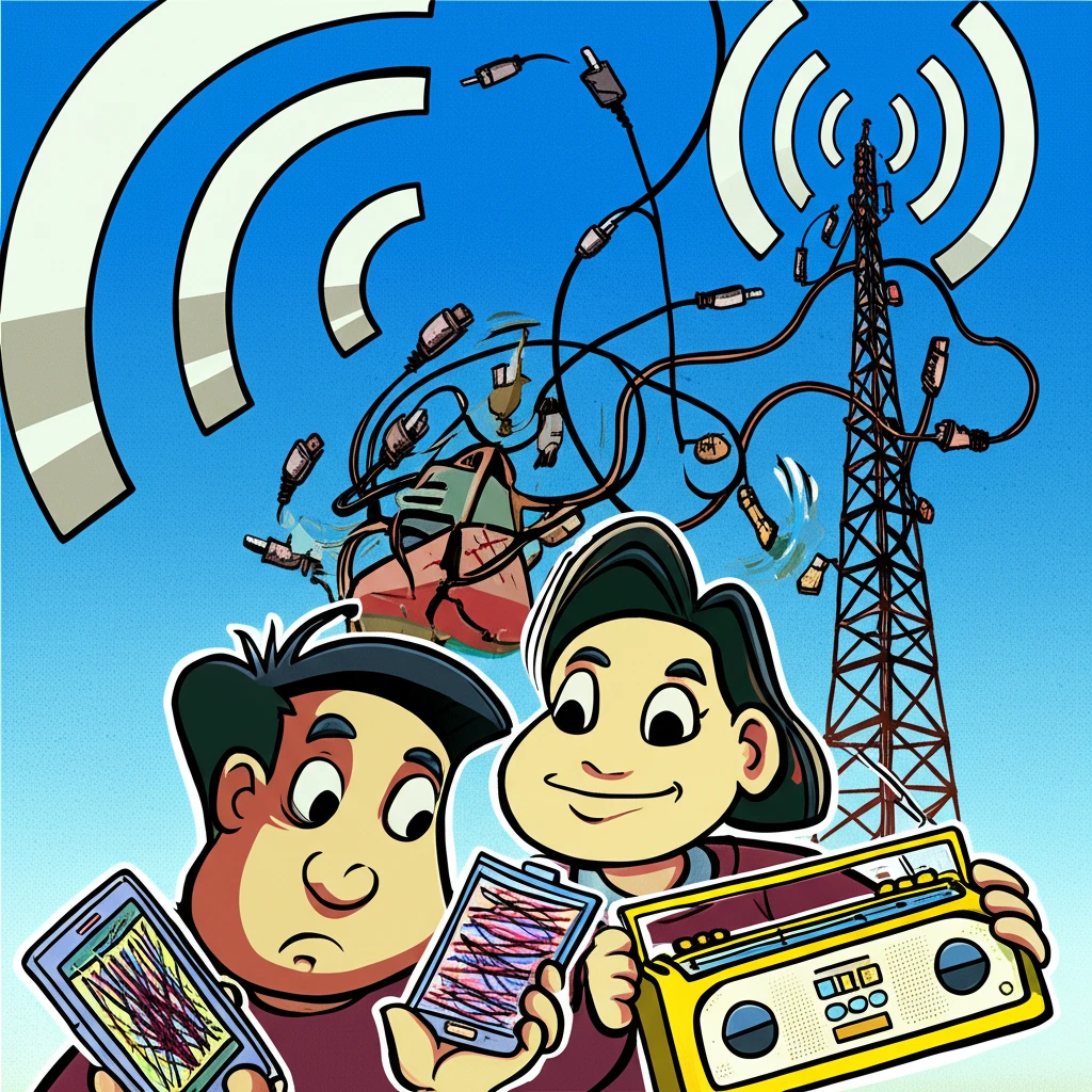 국가 재난방송 시스템과 통신 마비에도..