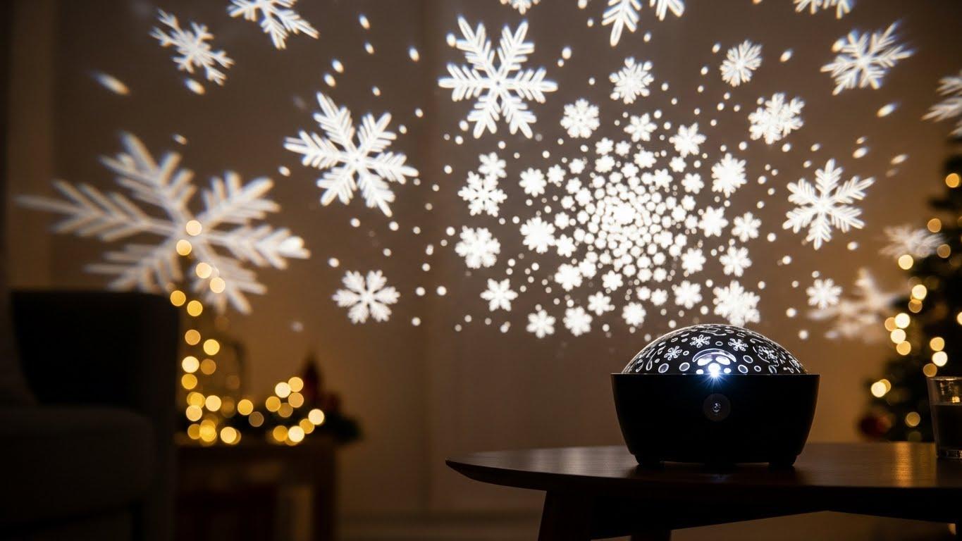 크리스마스눈송이프로젝터