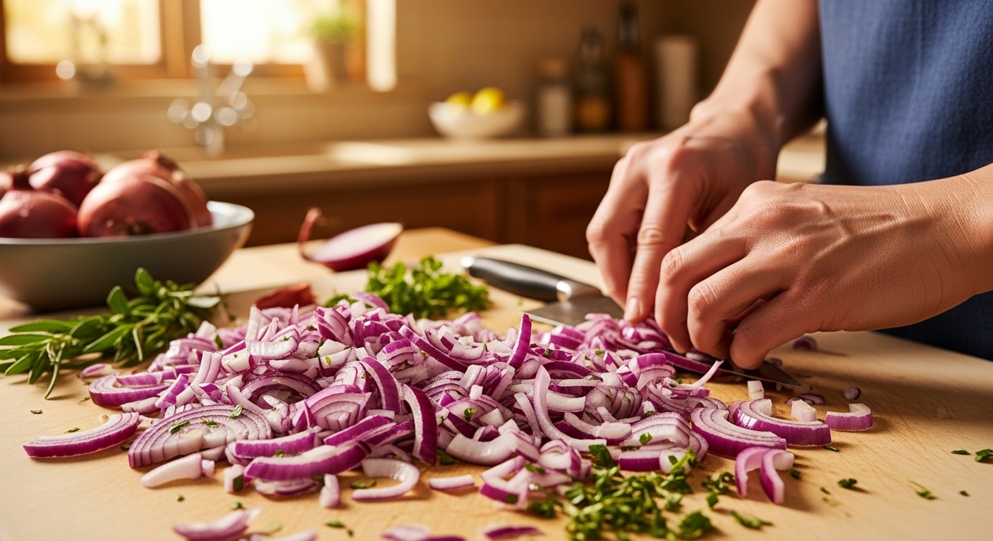적양파(자색양파, 보라양파)의 효능과 부작용