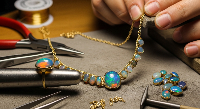 블루오팔 탄생석 의미와 신비로운 빛의 향연