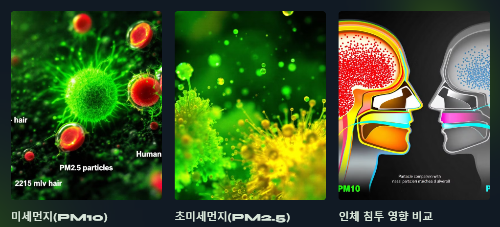 미세먼지 비교