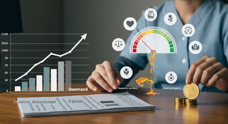 압도적인 고용 안정성