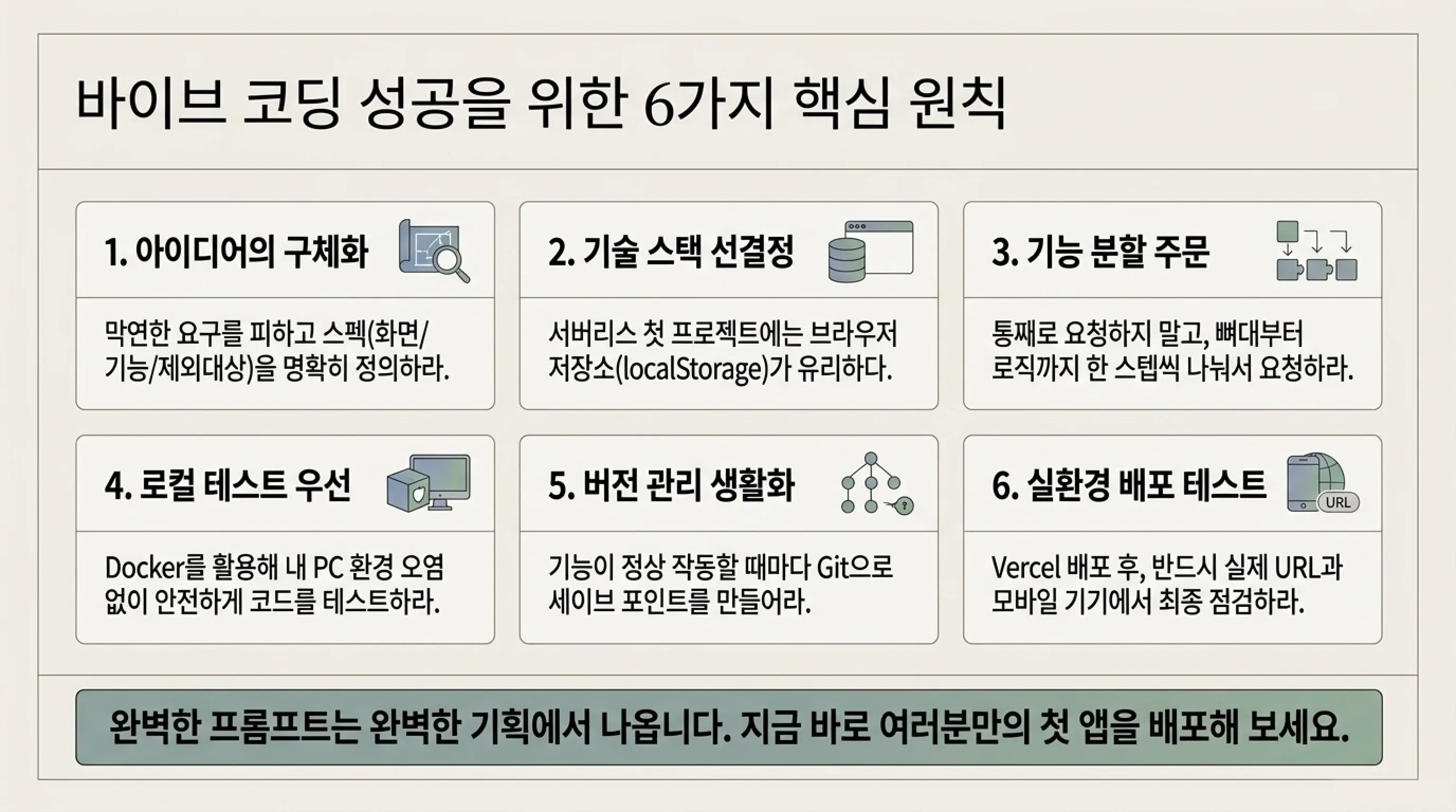 바이브 코딩 실전 프로젝트 아이디어부터 배포까지