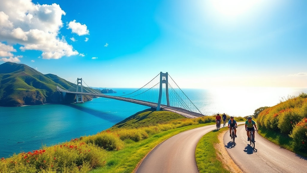 다리 위 오션 뷰 관련 이미지