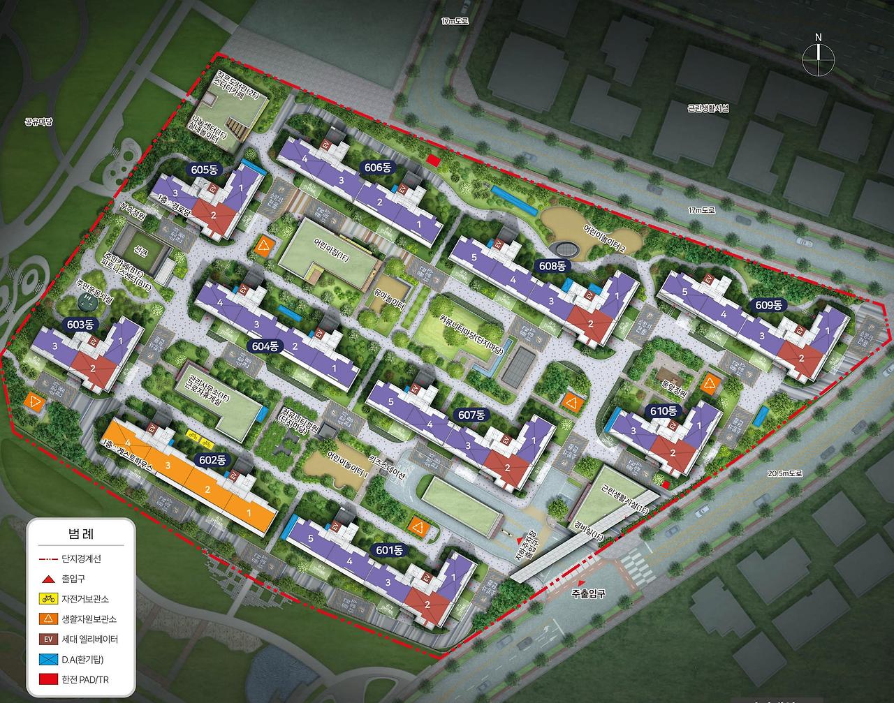고양창릉지구 단지배치도 사진