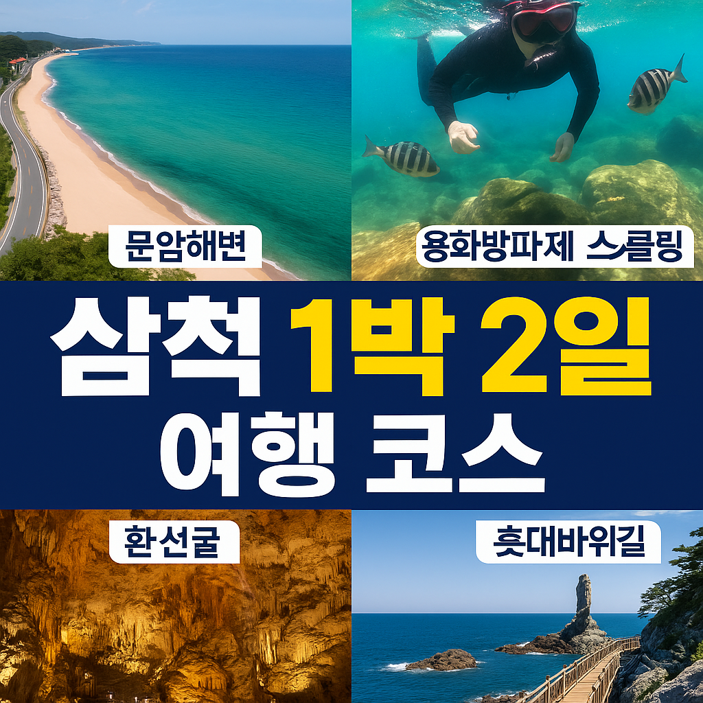 삼척 1박 2일 여행 코스 총정리
