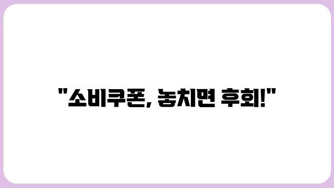 민생회복 소비쿠폰 신청방법 총정리! 지금 바로 확인하세요
