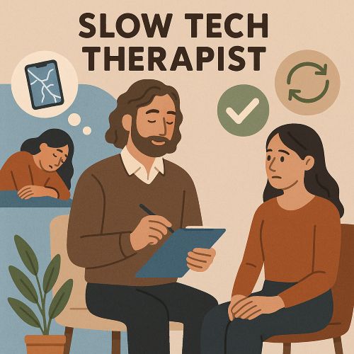 슬로우 테크 치료사: 디지털 중독 시대의 마음 회복자