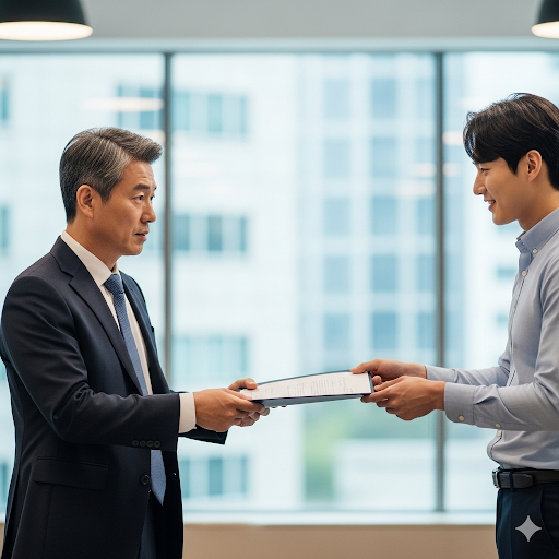 기업맞춤형 육성자금 서류 전달