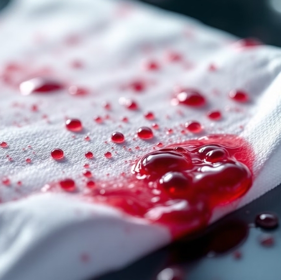 기침 시 혈액이 섞여 나올 때