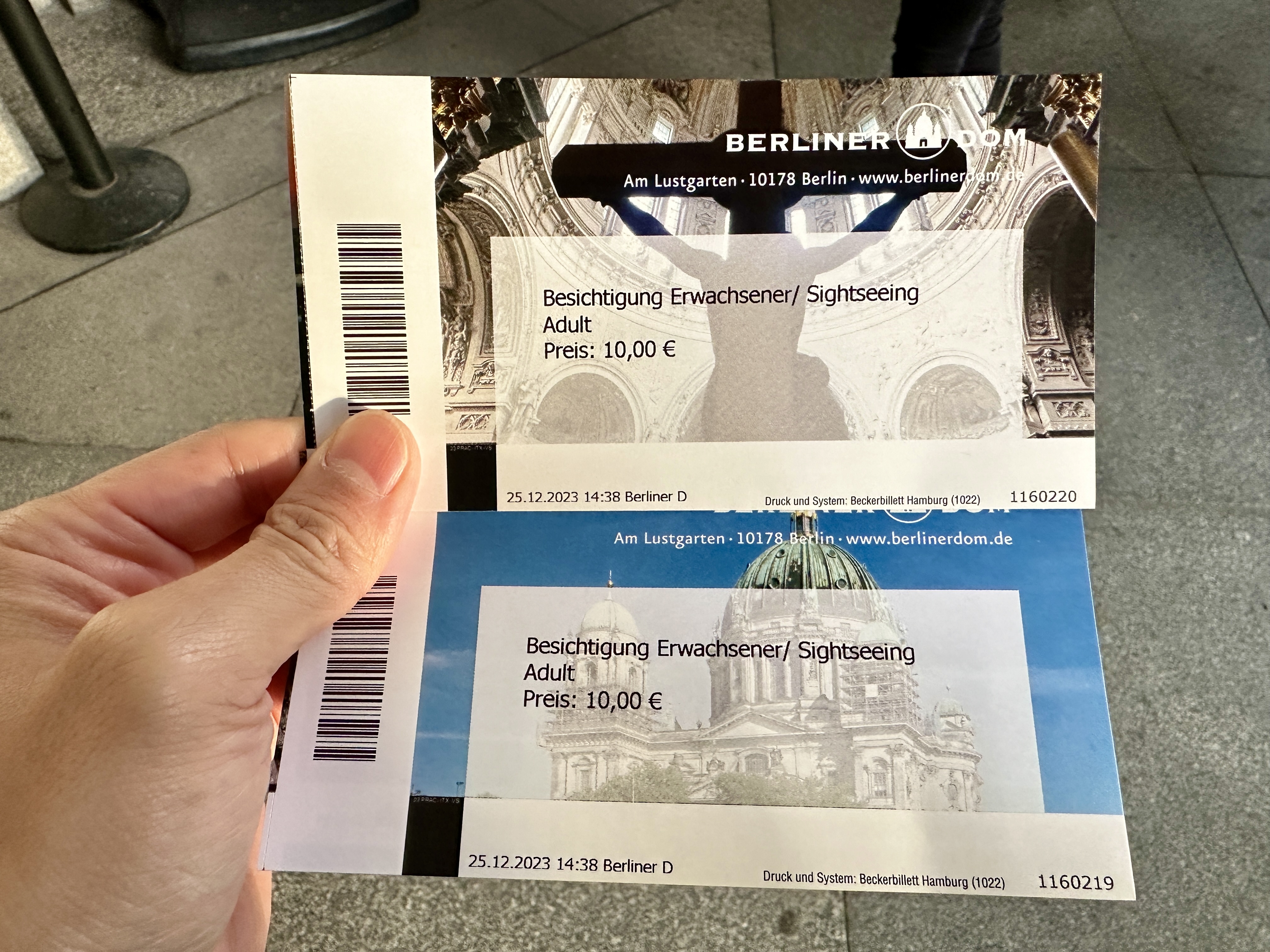 베를린 돔 티켓가격