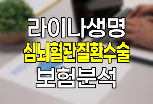 라이나생명 심뇌혈관질환수술 보험 핵심 분석