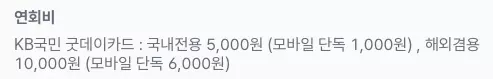 2023년+12월+국민카드+신규발급+이벤트+대상카드+연회비