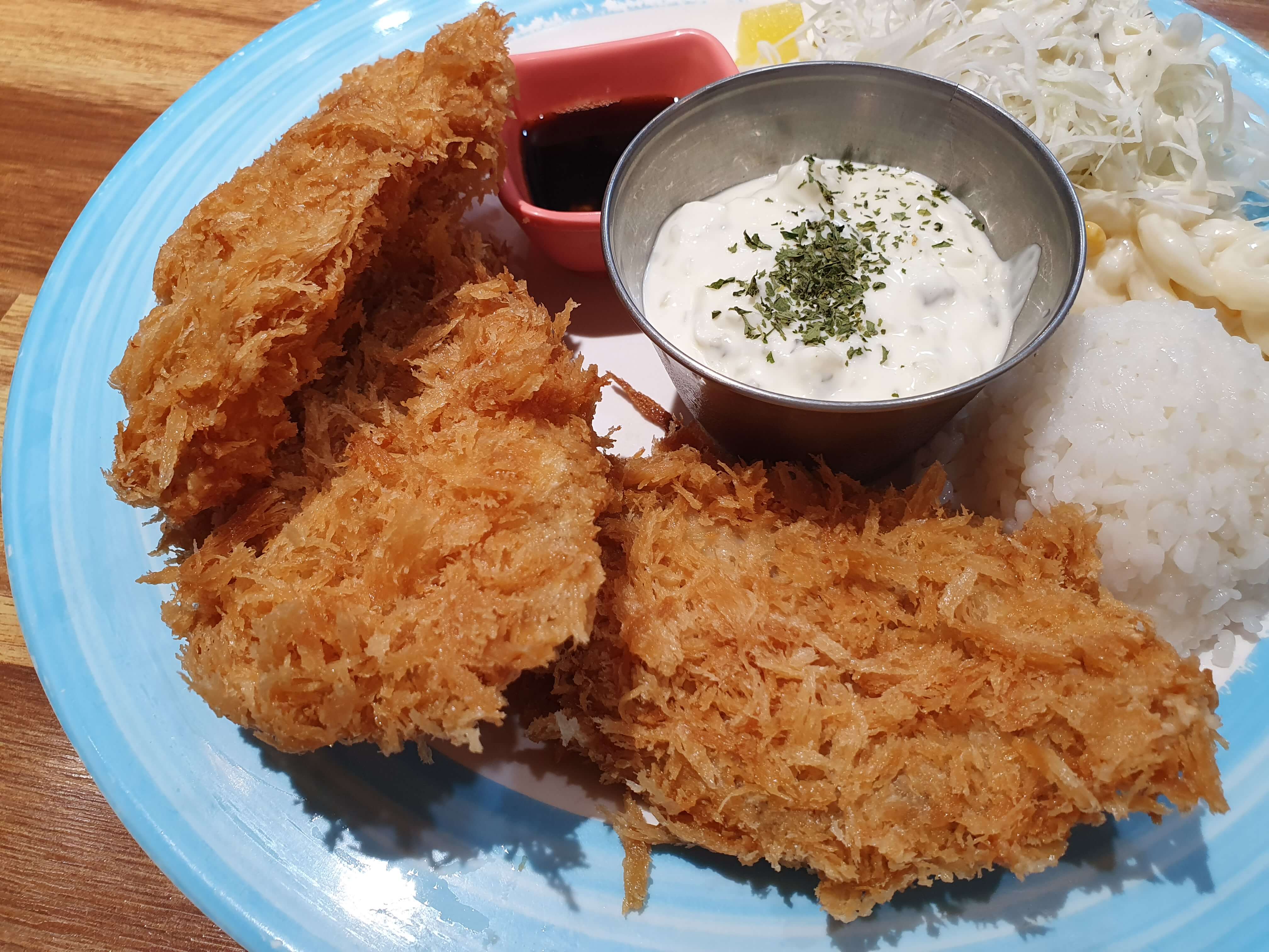 양이 정말 많은 생선까스