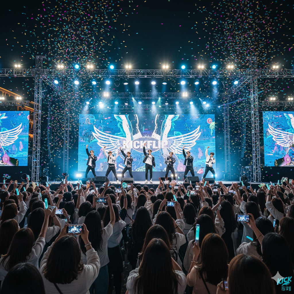 INK 콘서트 2025 킥플립 무대