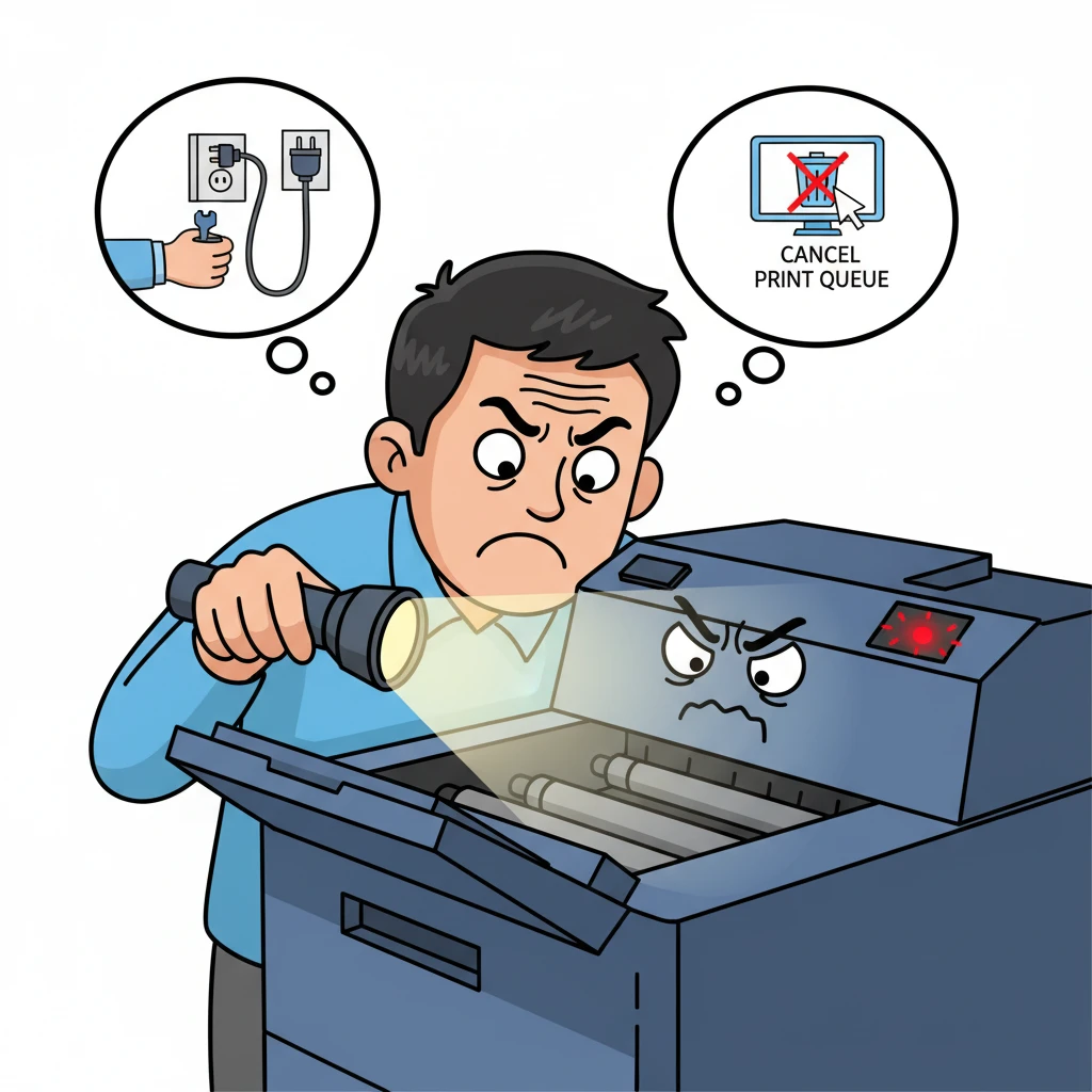 프린터 용지걸림 해결 방법과 안전하게..