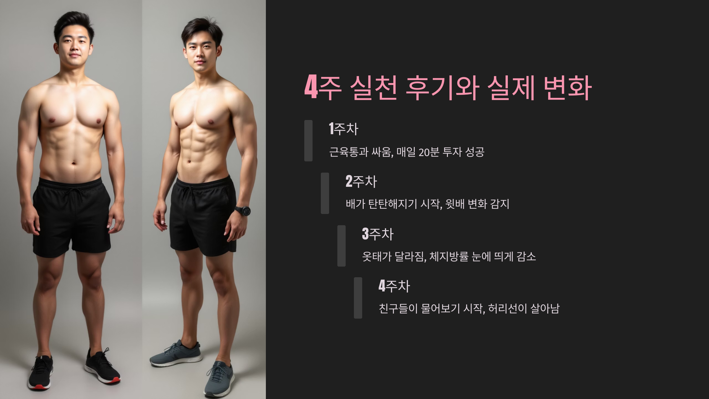 4주 실천 후기와 실제 변화