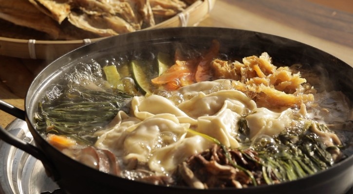 황태만둣국