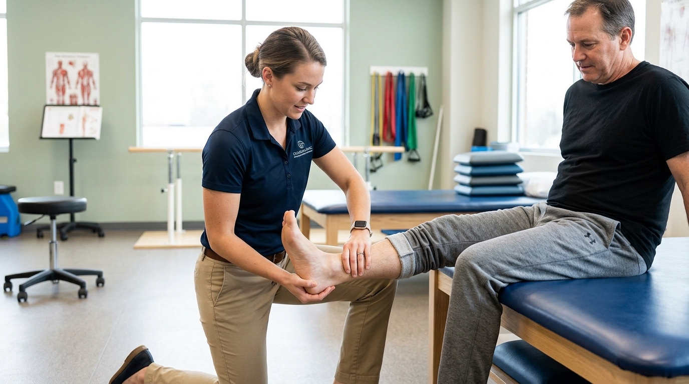 급성구획증후군 수술 후 발목과 다리 근육의 기능을 회복시키는 전문 재활 운동