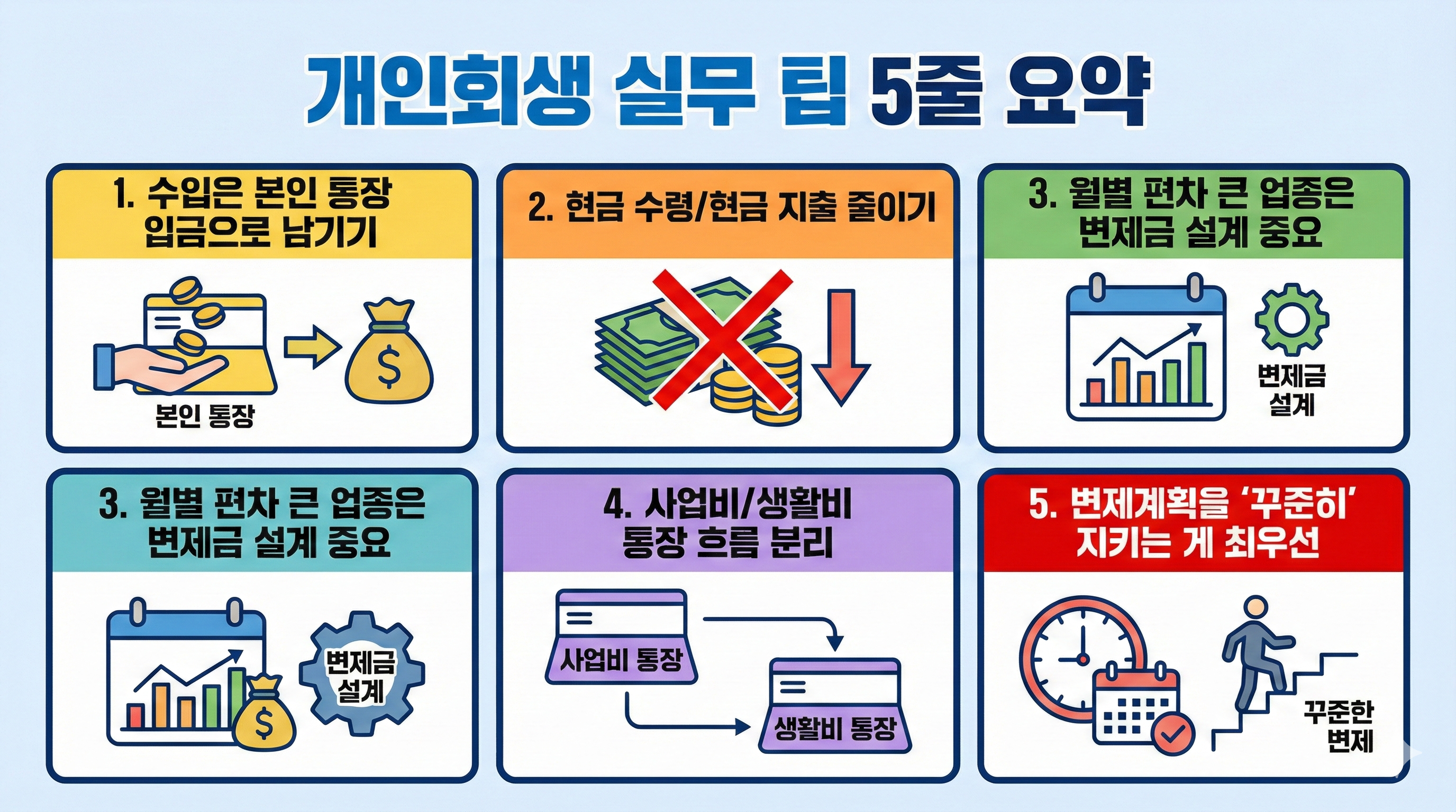 실무 팁 5줄 요약