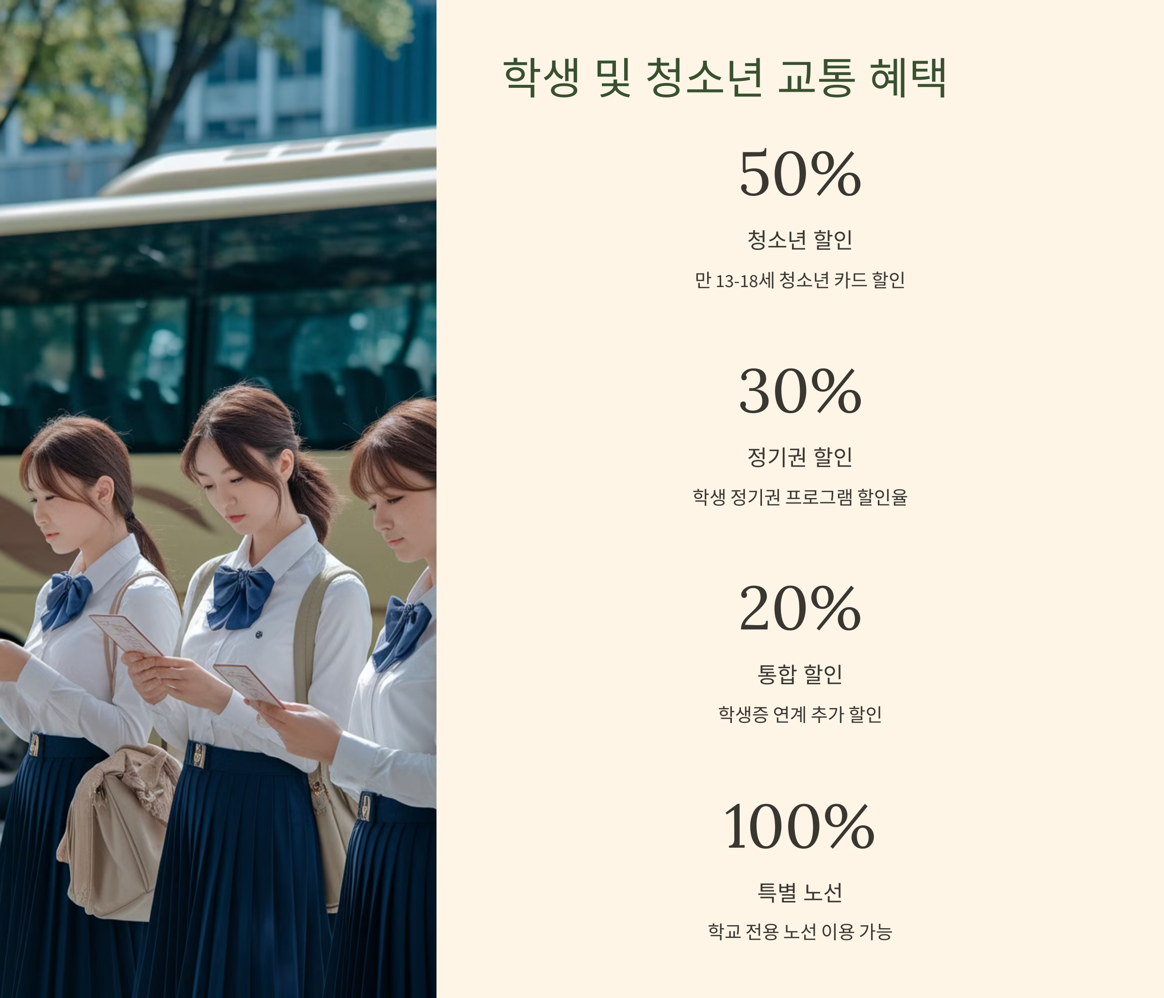 학생·청소년 환승 혜택