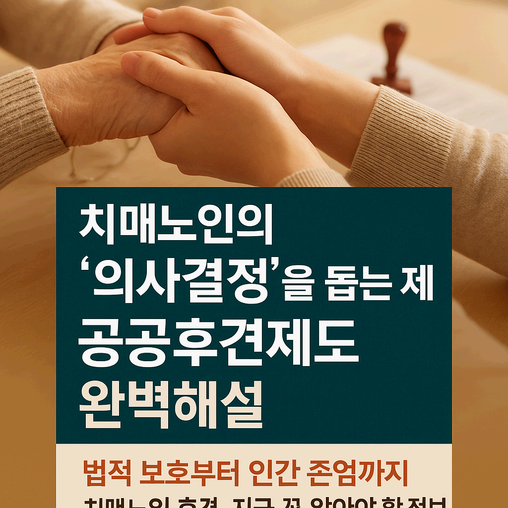 치매 공공후견사업 모두 알아보기