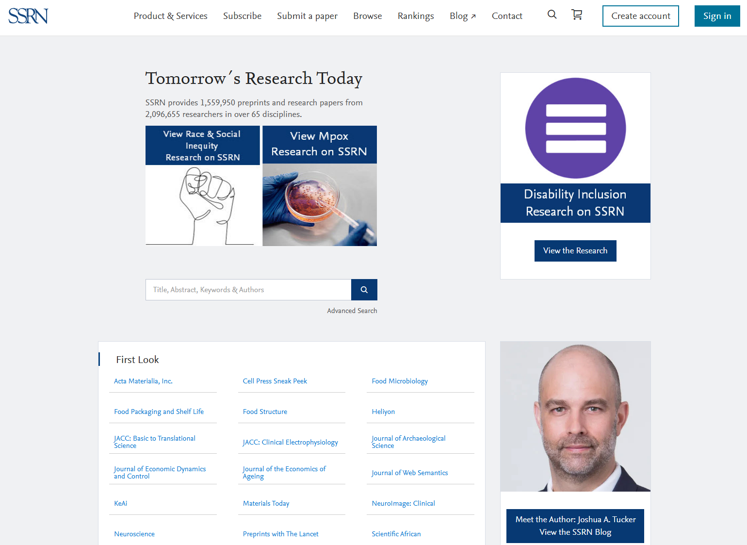 SSRN (사회과학, 경제학 논문 검색)