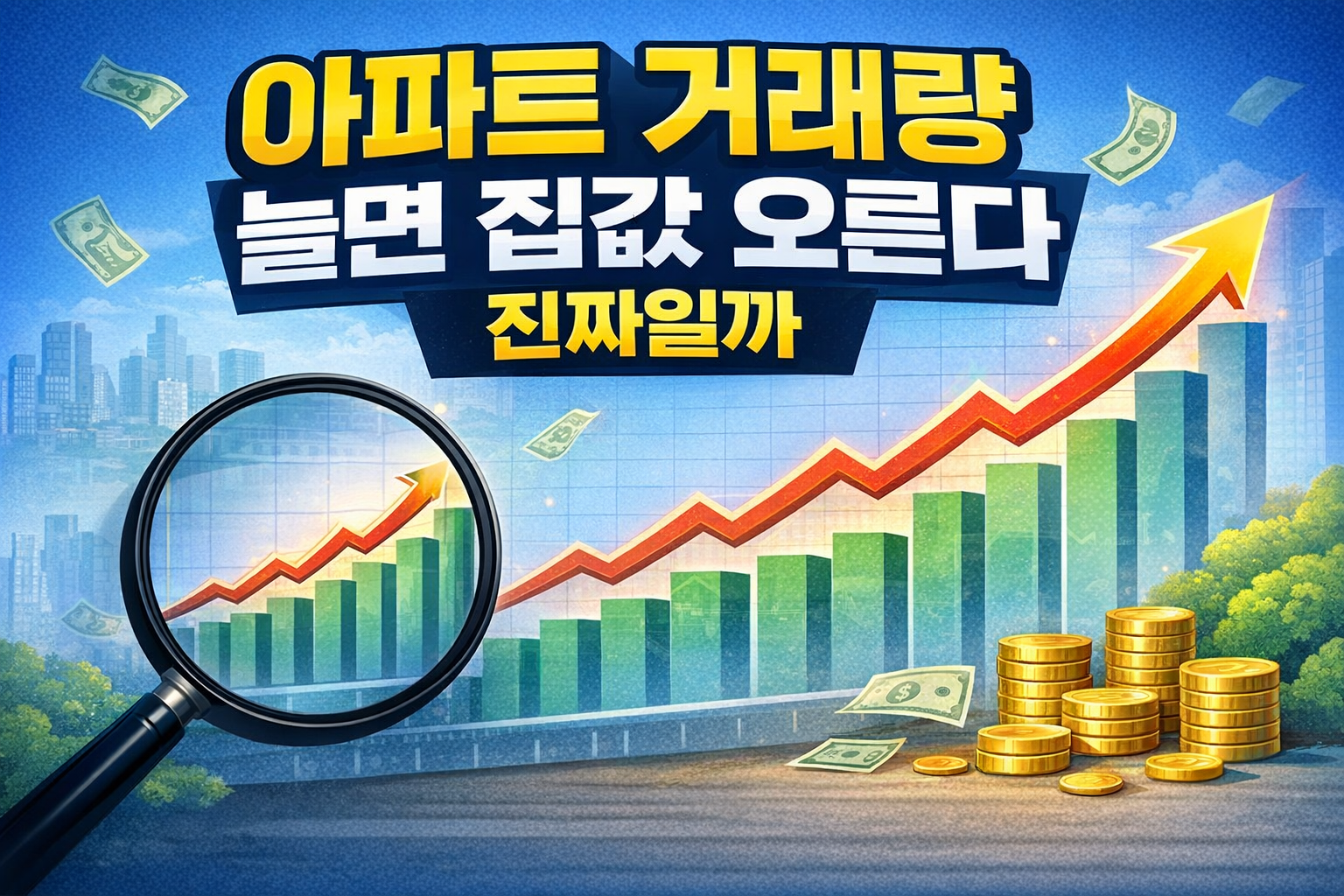 아파트 거래량과 집값 관계를 설명하는 부동산 분석 썸네일