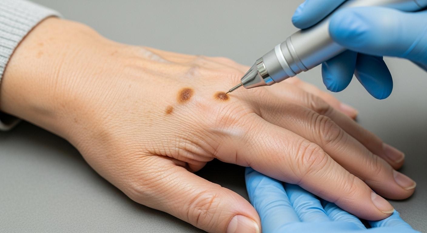 손등 검버섯 레이저 종류