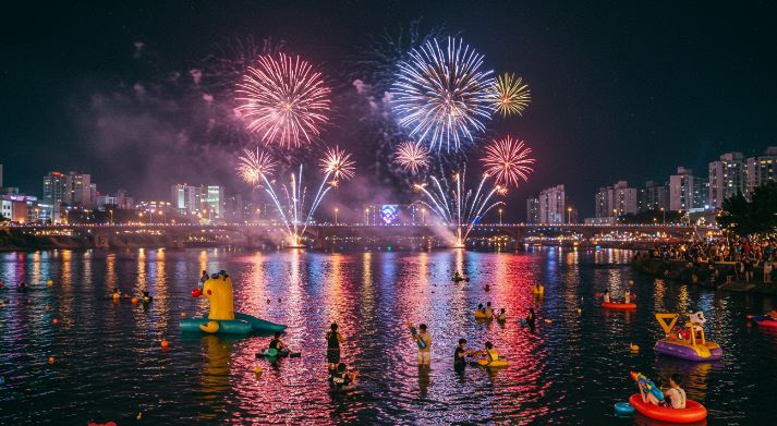 장흥 물축제 관련 이미지