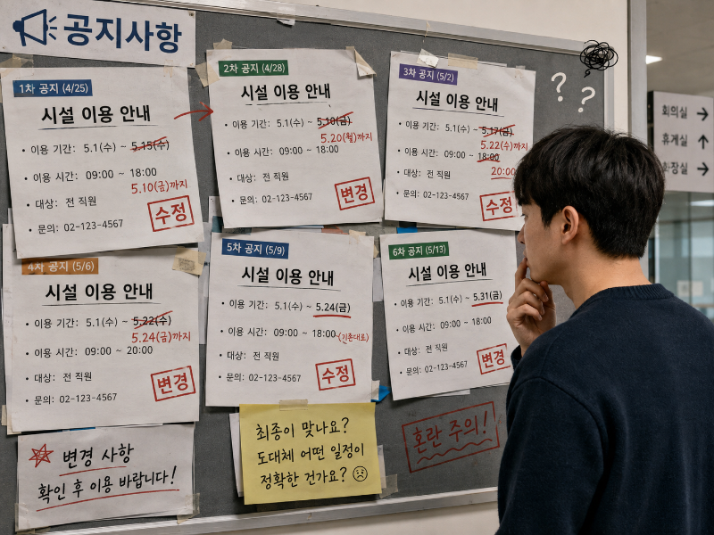 조령모개 뜻 정책과 지침의 잦은 변경