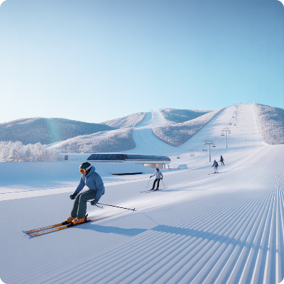 25/26 모나 용평 스키장 가상 이미지