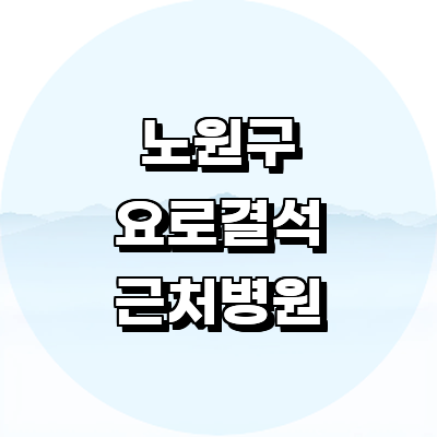 서울 노원구 요로결석 병원