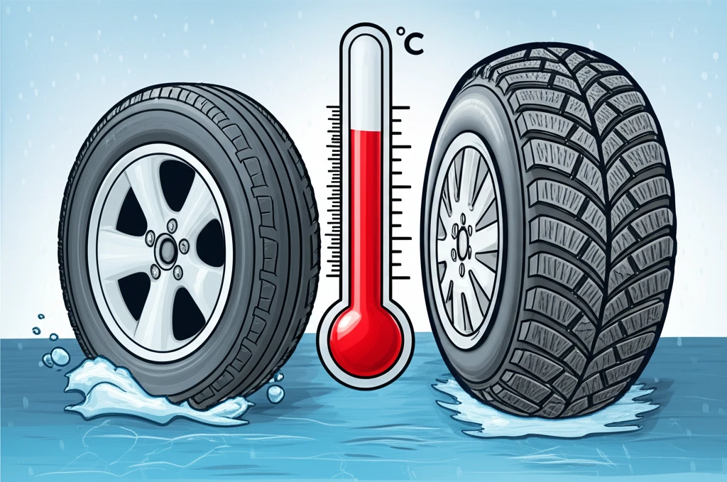 겨울철 안전 운전 윈터 타이어 7℃ ..