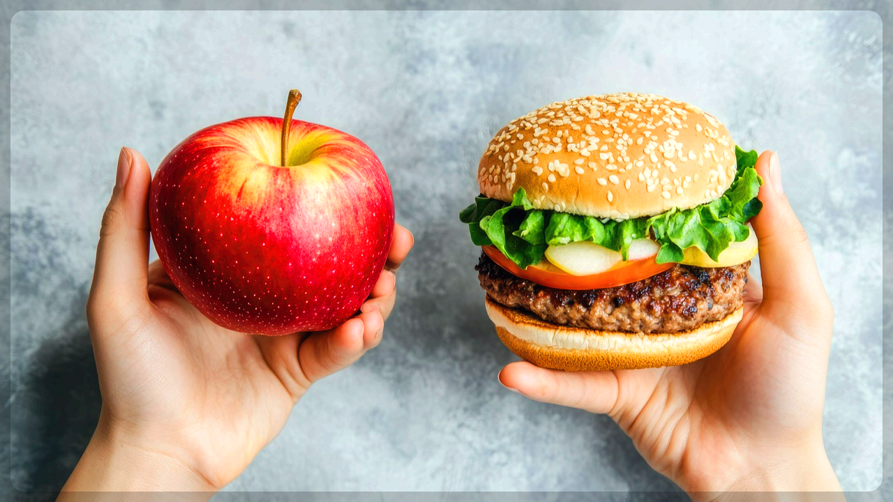 음식 선택 가공음식